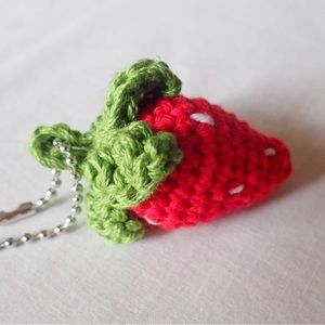 Strawberry Keychain
